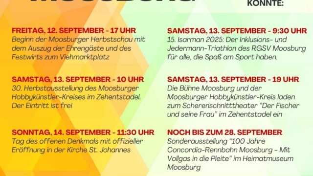 Diese Woche in Moosburg KW37 2