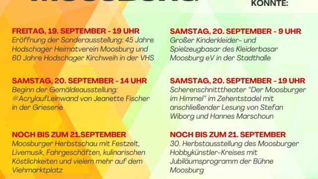 Diese Woche in Moosburg KW38