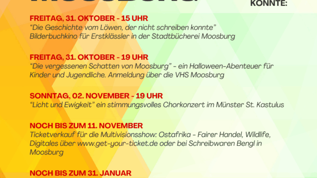 Diese Woche in Moosburg KW44 1