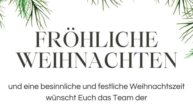 und eine besinnliche und festliche Weihnachtszeit
