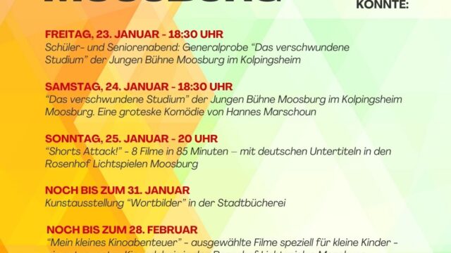 Diese Woche in Moosburg KW04