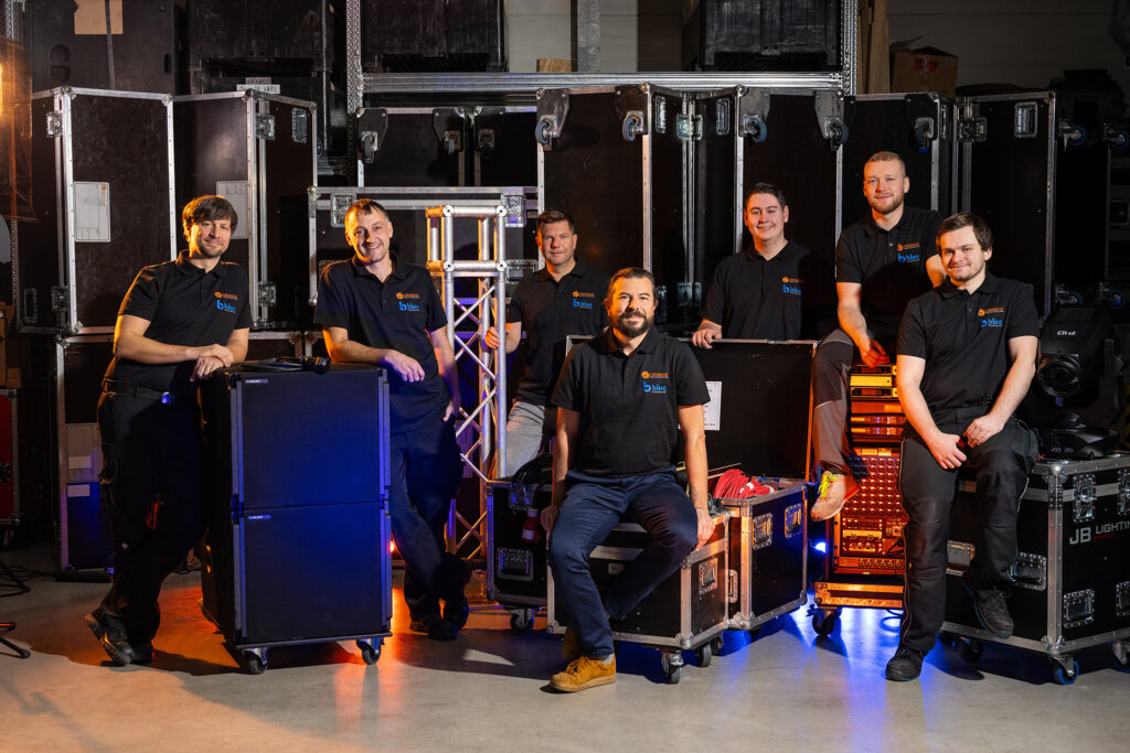 Orange Veranstaltungstechnik Team 2024 01