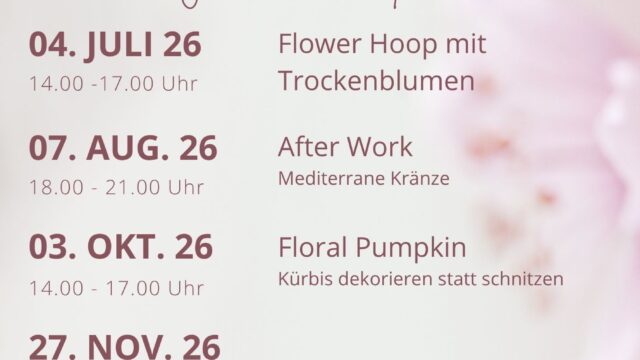 workshops 2026