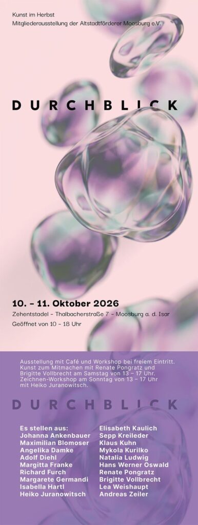 Ausstellung Durchblick Flyer