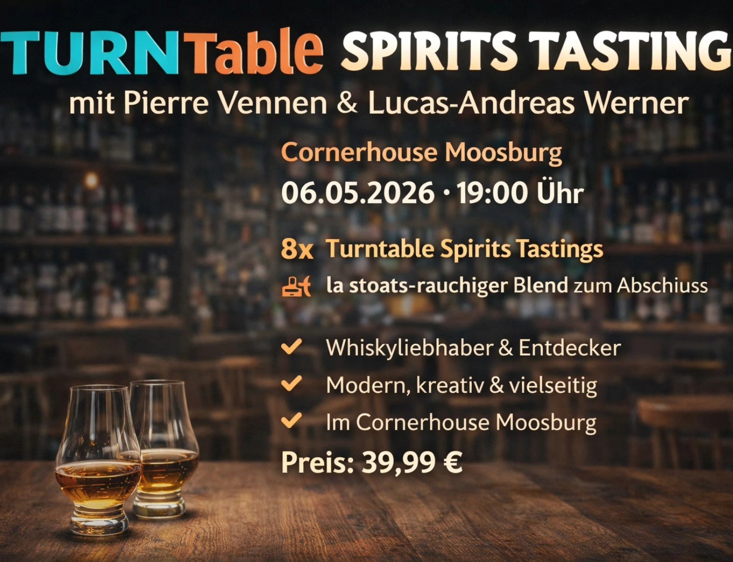 Turntable Spirits Tasting Mbg 06.05.2026